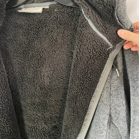 Mountain Warehouse Nevis II Men's Fur Lined Hoodie - Picture 4 of 5